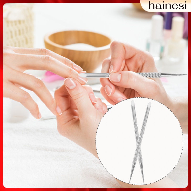 Set 2 Dụng Cụ Làm Móng Bằng Thép Không Gỉ