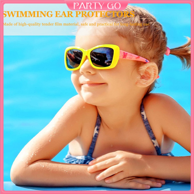 Set 20 / 60 Miếng Dán Tai Chống Thấm Nước Thoải Mái Bảo Vệ Tai Dùng Một Lần Cho Bé