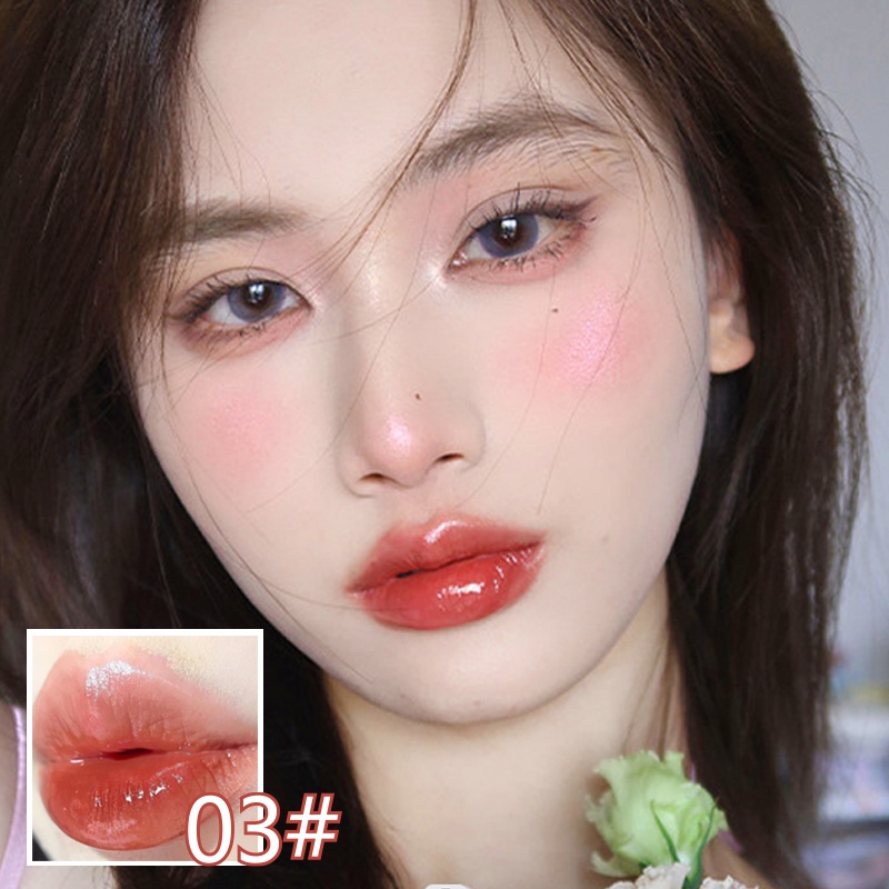 Derf Son Môi Tráng Gương Dưỡng Ẩm Chống Thấm Nước 6 Màu Sắc Tùy