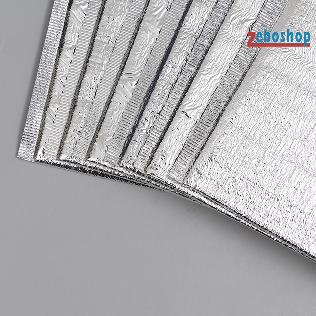 Set 10 Túi Lá Nhôm Cách Nhiệt Đựng Cơm Trưa Tiện Dụng Cho Nhà Bếp