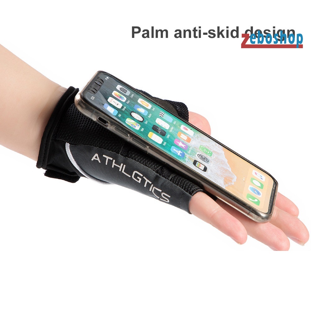 1 Đôi Găng Tay Thể Thao Nửa Ngón Chống Trượt Thoáng Khí Cho Nam Nữ