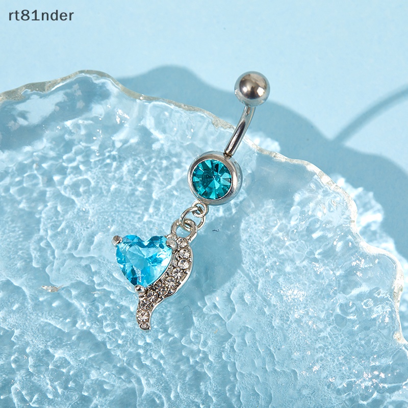 Rt Khuyên Rốn Dạng Thanh Tạ Đính Đá Zircon Gợi Cảm Chất Lượng Cao Cho Nữ n