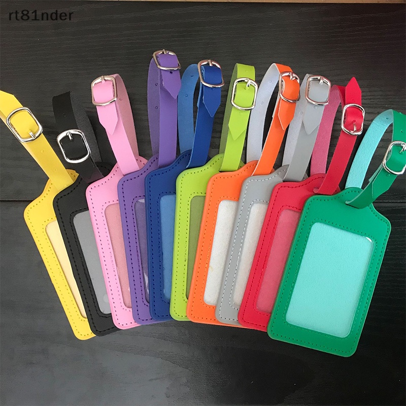 Rt Nhãn Đánh Dấu Hành Lý Bằng Da Pu Nhỏ Gọn Tiện Dụng