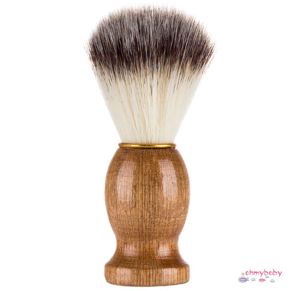[Ready] Bàn chải cạo râu lửng hiệu quả Salon Thiết bị làm sạch đẹp có tay cầm dành cho nam giới [Z/2]