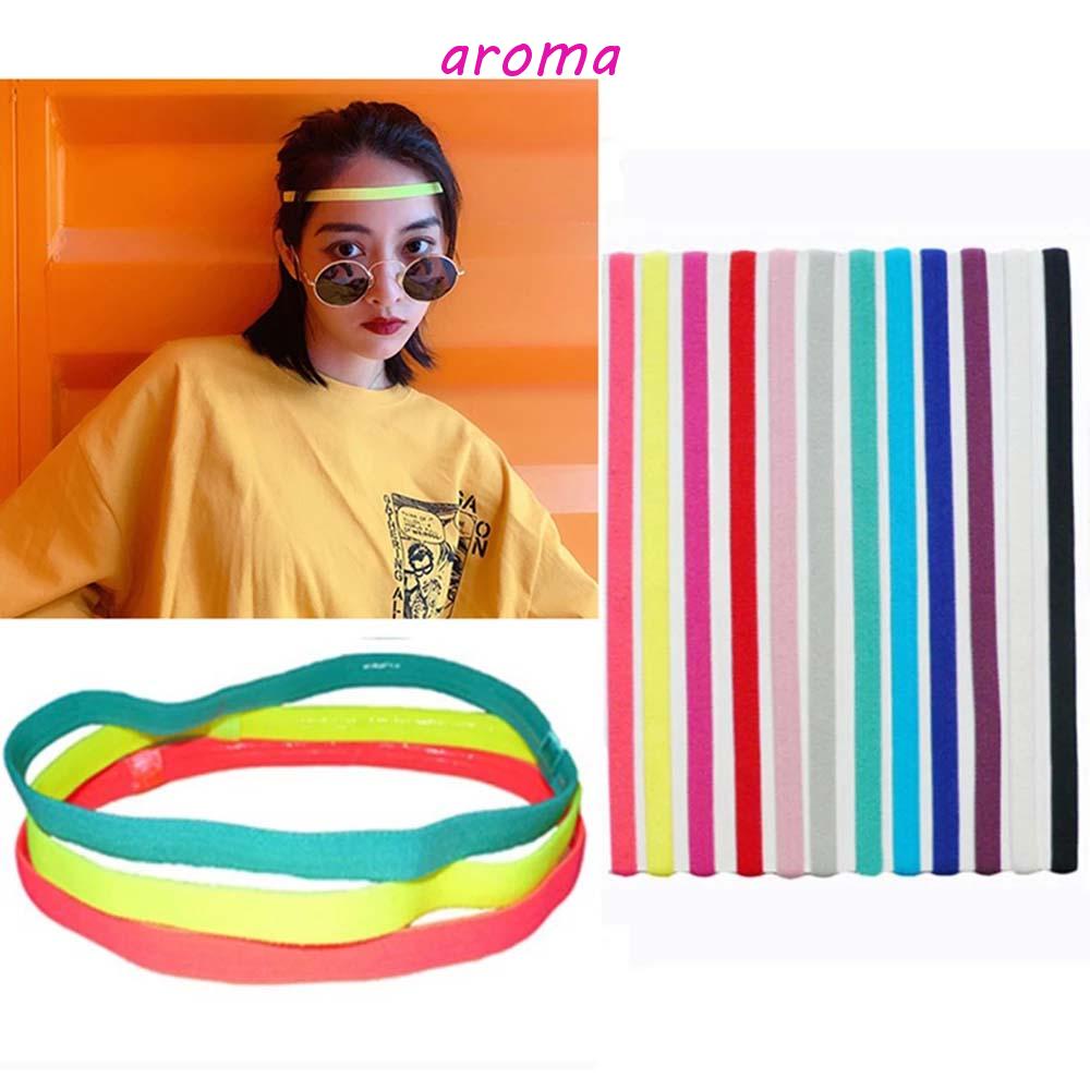 Dây Buộc Tóc Bằng Cao Su Co Giãn Chống Trượt Màu Sắc Ngọt Ngào Thời Trang Cho Nam
