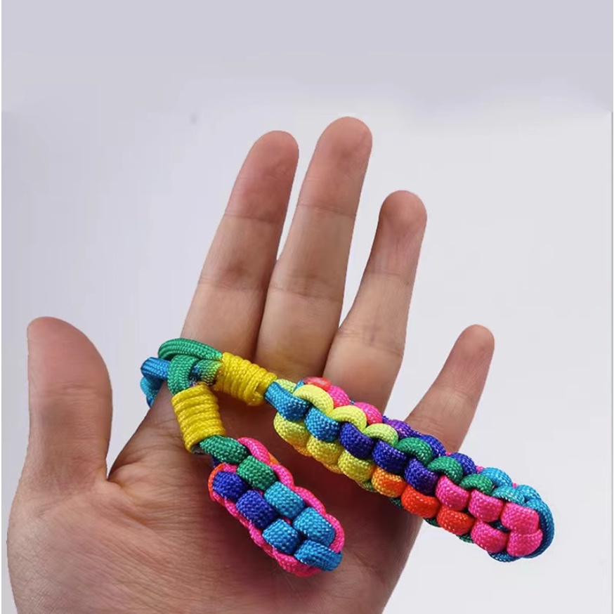 Dây Dù Paracord Màu Cầu Vồng 1 Cuộn 31 Mét - Dày 4mm Dây Dù Nhuộm Màu - Dây Thừng Cầu Vồng