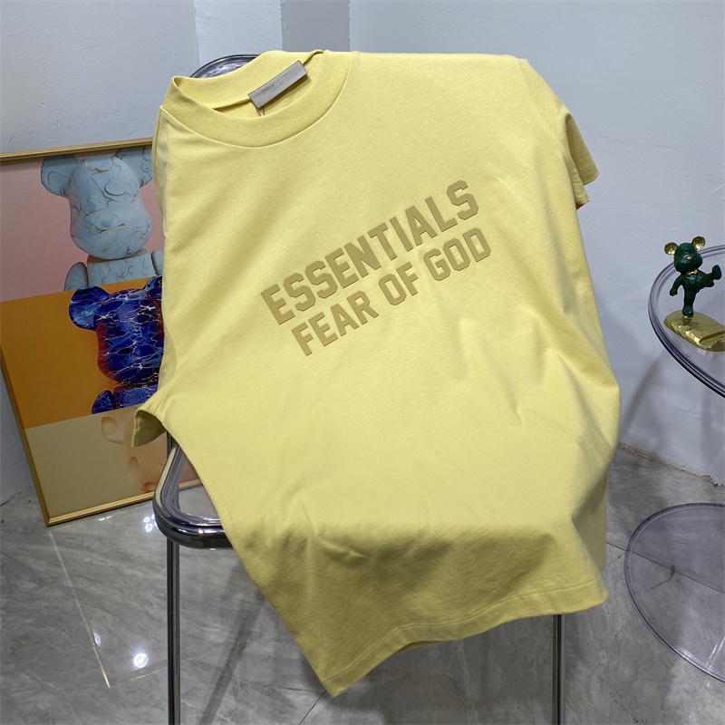 F &amp; O &amp; G88-Trend Áo Thun Tay Ngắn In LOGO Nhiều Chữ ES &amp; SEN &amp; TIALS flocked Thời Trang Đường Phố Cổ Điển Dành Cho Nam Và Nữ