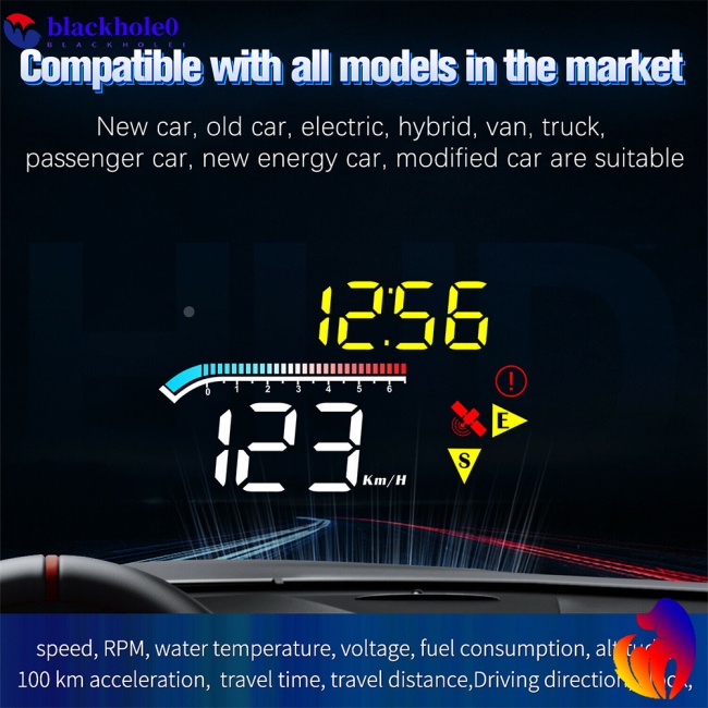 Thiết Bị Hiển Thị Tốc Độ Thông Minh Trên Kính Chắn Gió Xe Hơi BH M17 OBD Hd HUD