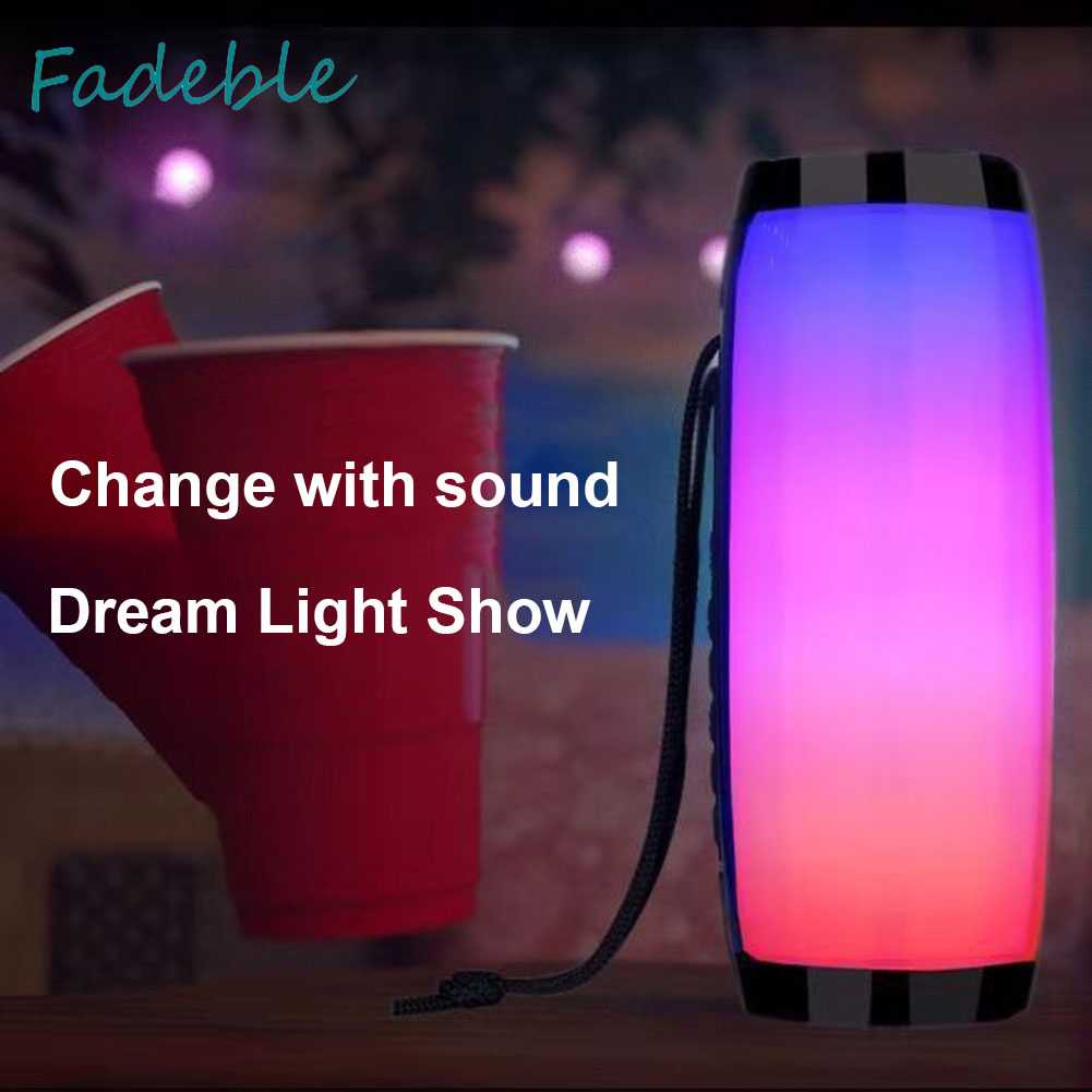 Loa Bluetooth Chống Nước Có Đèn LED Hỗ Trợ Thẻ Nhớ TF