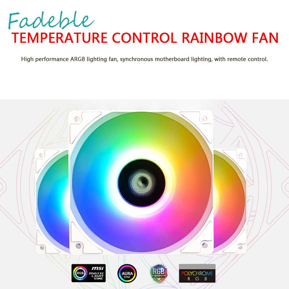 Quạt Tản Nhiệt CPU XF-12025 12cm 3 Pin ARGB DC 12V Nhiều Màu Sắc