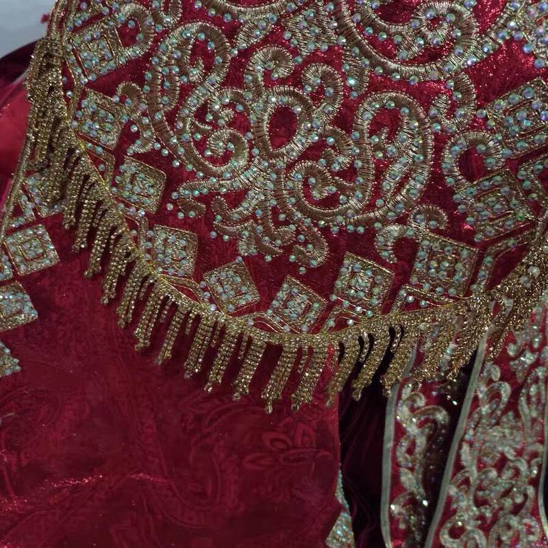 Chuỗi Hạt Đá Tua Rua 10CM Trang Trí Váy Cưới