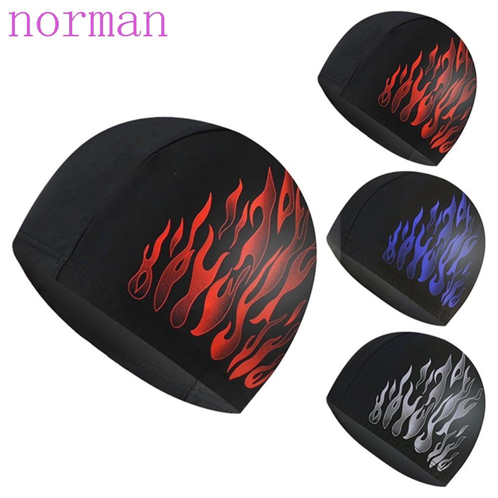 Norman Mũ Bơi Bằng Nylon Thoáng Khí Che Tai Chống Nắng Tiện Dụng