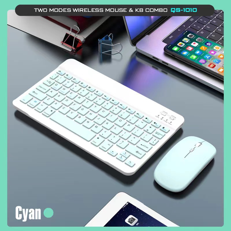 Bàn Phím Bluetooth Không Dây Siêu Mỏng 10 "Cho Android / IOS / iPad / Macaron / tablet