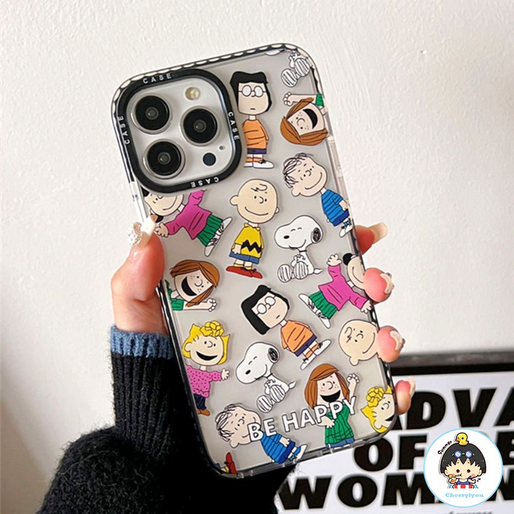 Ốp Điện Thoại TPU Mềm Trong Suốt Chống Sốc In Hình Snoopy Dễ Thương Cho IPhone 11 12 13 14 Pro Max