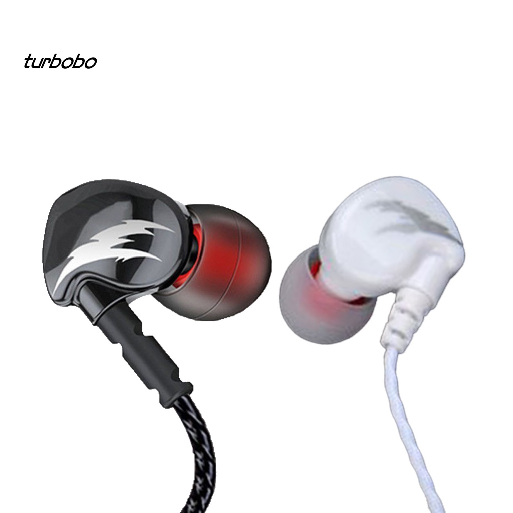 Tai Nghe Thể Thao Có Dây Điều Khiển Nhạy Cảm Turbobobo V2 Mega Bass Thoải Mái