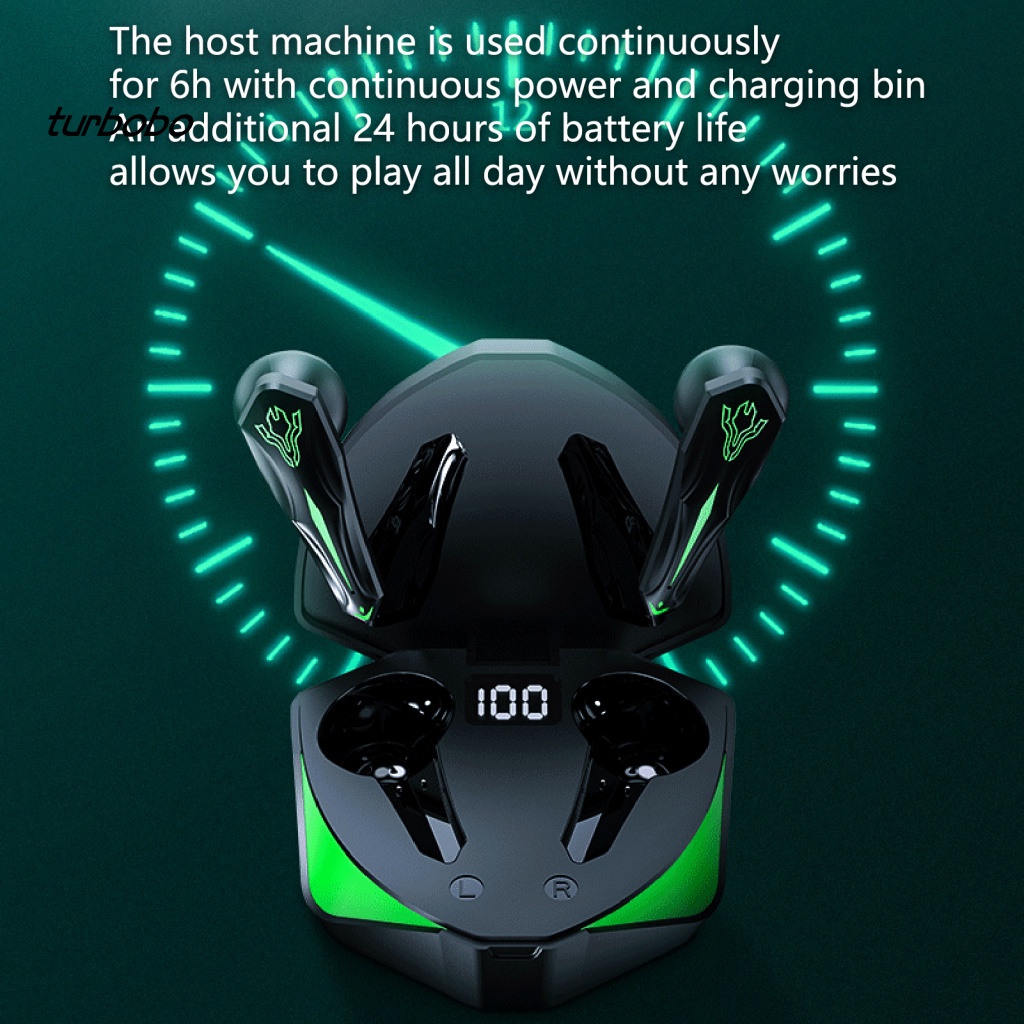 Tai Nghe Nhét Trong Không Dây Bluetooth 5.1 Có Màn Hình Kỹ Thuật Số Và Phụ Kiện