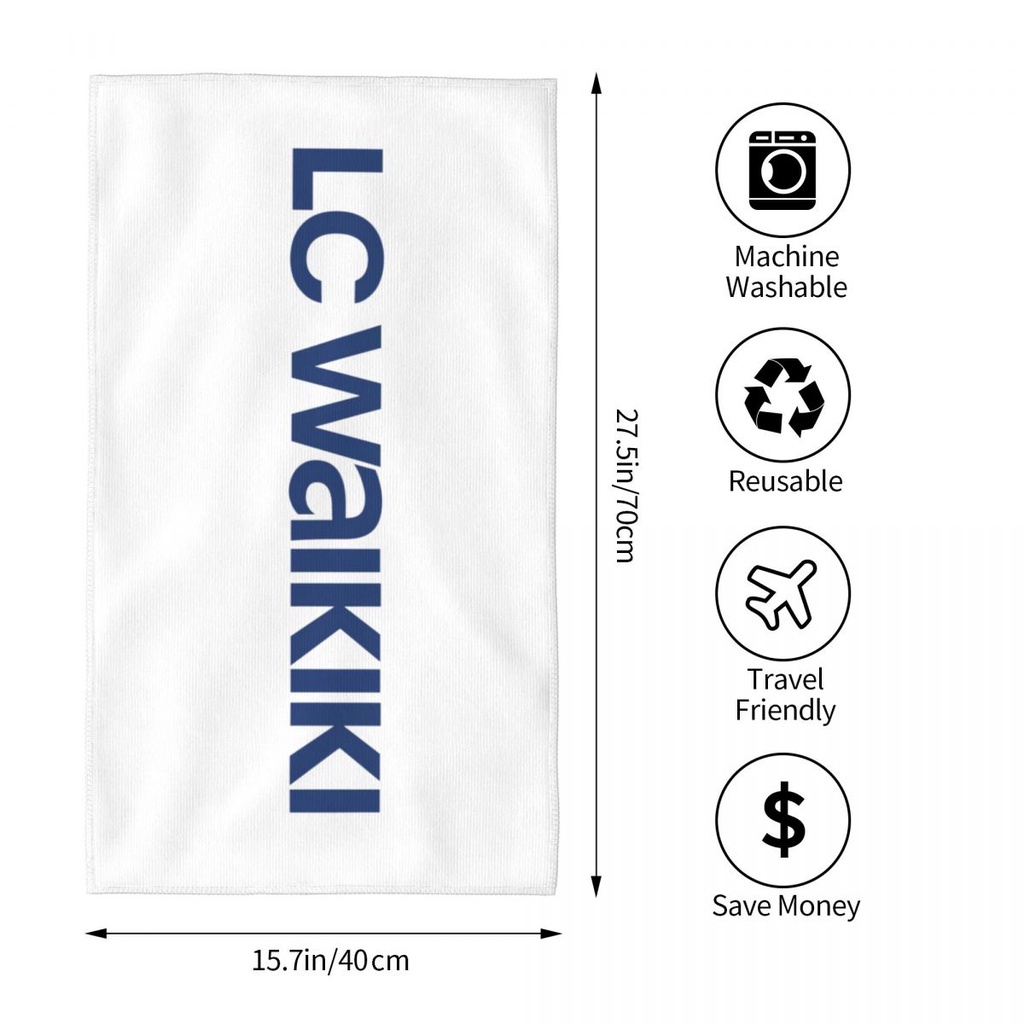 LC WAIKIKI (2) Khăn thấm hút thân thiện với da Khăn vuông Khăn mặt thể thao ngoài trời Khăn đầu chạy