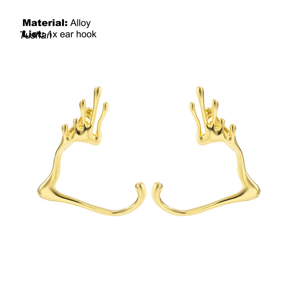 Khuyên Vành Tai Hình Đuôi Cá 3D Đính Đá Thời Trang Cho Nữ