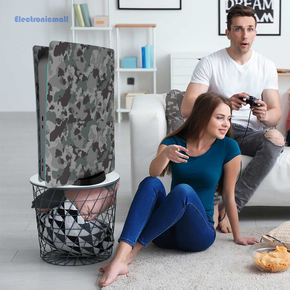Ốp Bảo Vệ Máy Chơi Game PS5 Họa Tiết Rằn Ri Chống Bám Vân Tay Chất Lượng Cao ElectronicMall01.vn