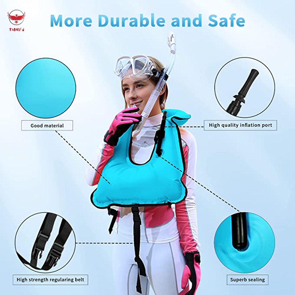 Áo Phao Cứu Sinh Có Dây Đeo Ngực Dễ Điều Chỉnh Cho Người Lớn