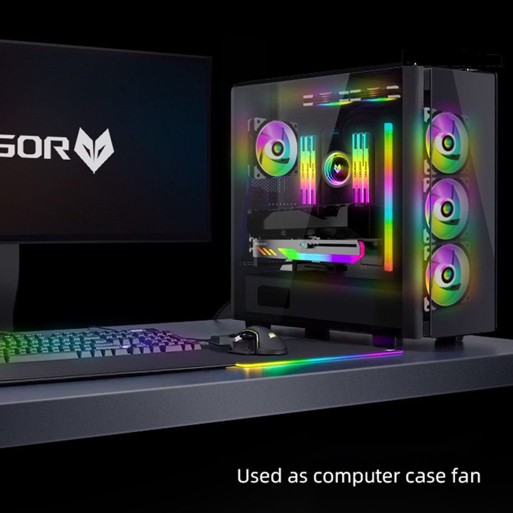 Quạt Tản Nhiệt Thông Minh AS1 PWM 5V 12cm ARGB Cho Máy Tính