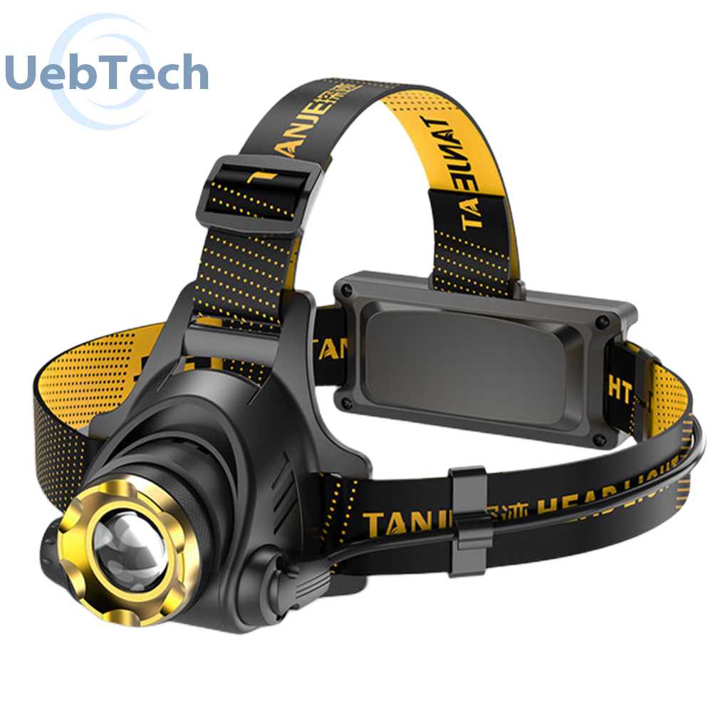 Đèn LED Đội Đầu Sạc USB Dùng Câu Cá / Leo Núi / Cắm Trại