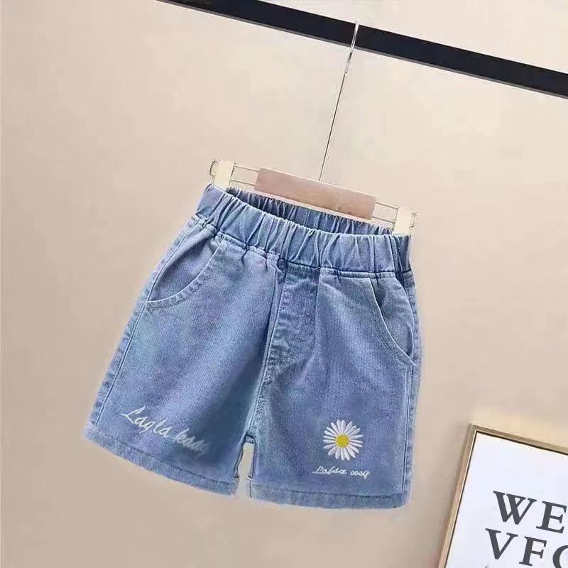 Quần Short Denim Mỏng Mùa Hè 2022 Dáng Rộng Phong Cách Mới Dễ Phối Đồ Cho Nữ