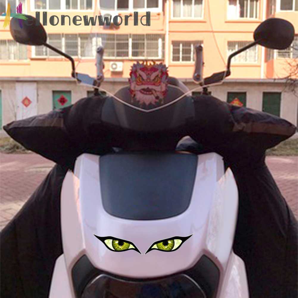 Set 2 Miếng Dán Trang Trí Xe Hơi Hình Đôi Mắt Độc Đáo