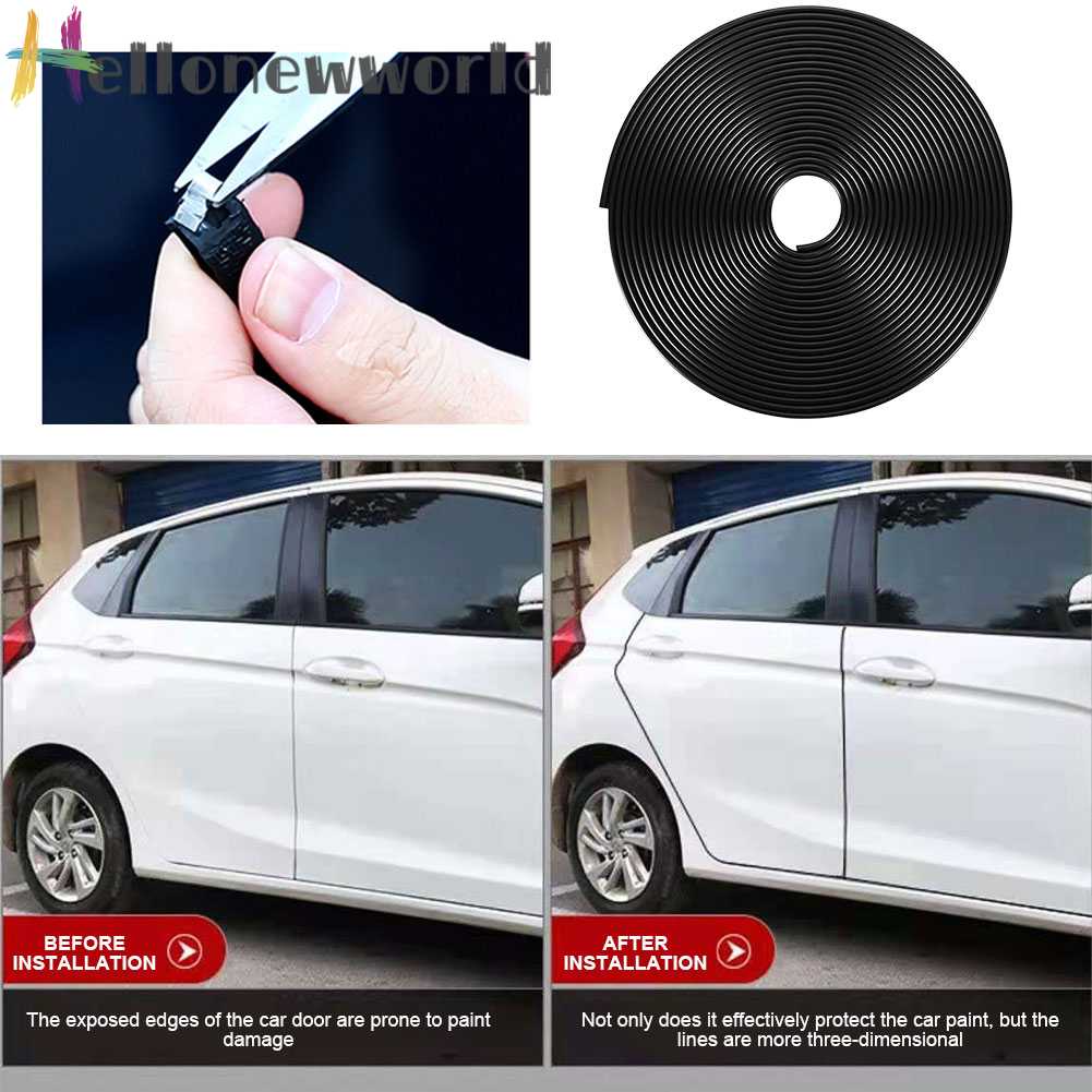 Cuộn Dây Viền Bảo Vệ Cửa Xe Hơi 5 / 10m