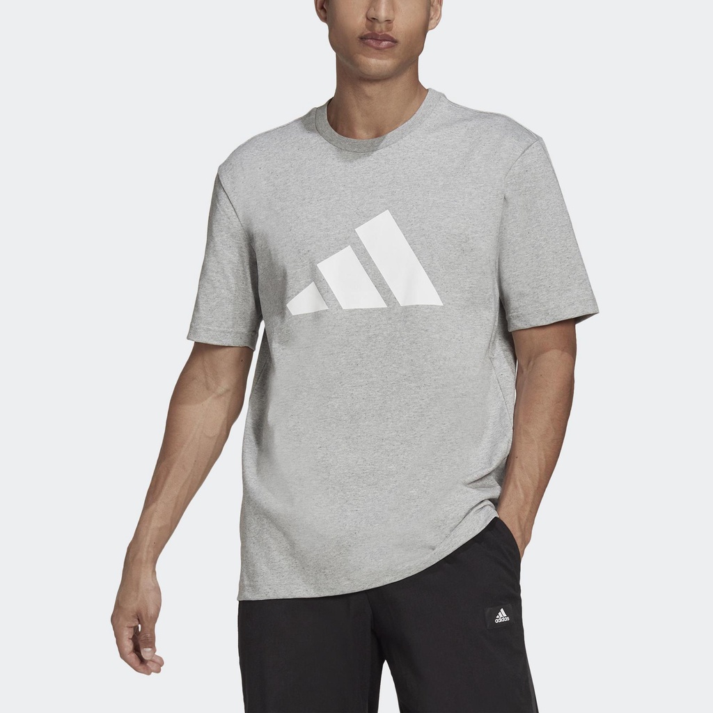 adidas Phong cách sống Áo Thun Graphic Logo Future Icons adidas Sportswear Nam Xám HA7682