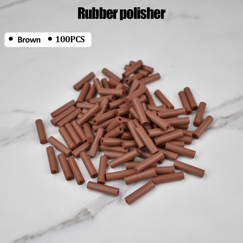 Bộ 100 Miếng Silicone Đánh Bóng Răng 4 Kiểu