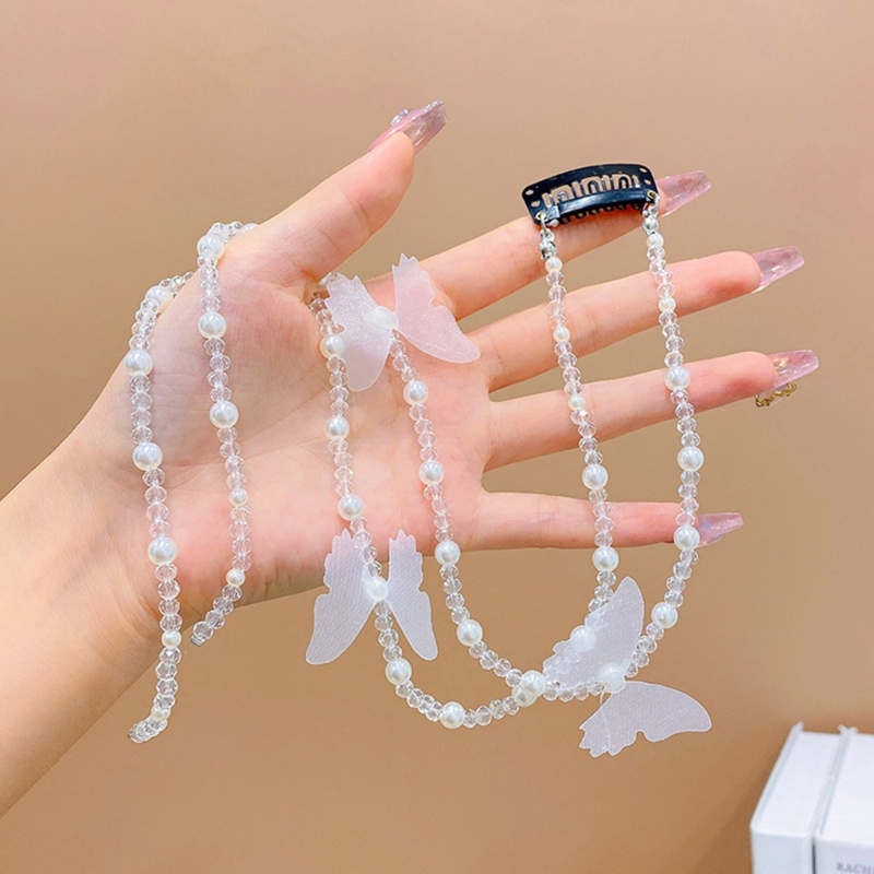 [CH *] Kẹp Tóc Chuỗi Xích Hình Nơ Hoa Bướm Phong Cách Hán Phục Trung Hoa Nóng Bỏng Cho Bé Gái Ki