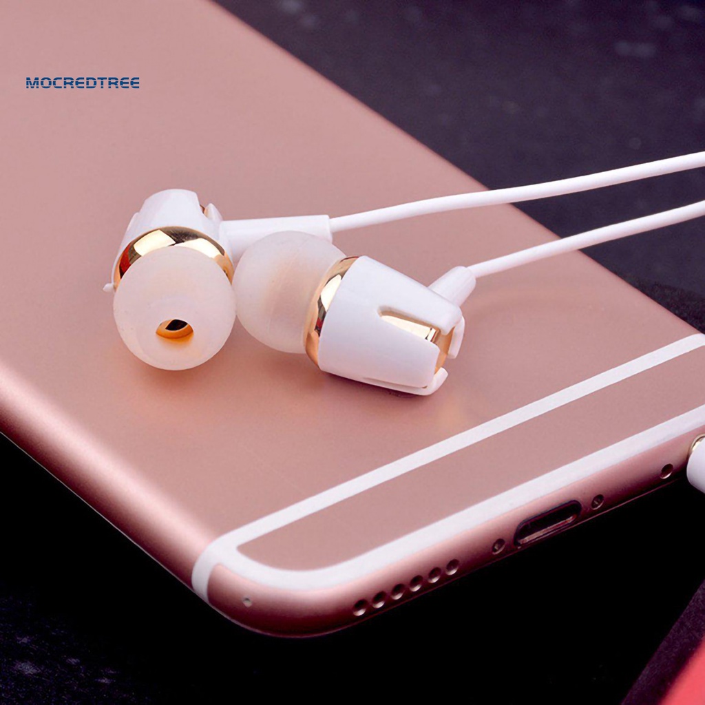 Tai Nghe Nhét Tai Jack 3.5mm Có Micro Âm Thanh Siêu Trầm
