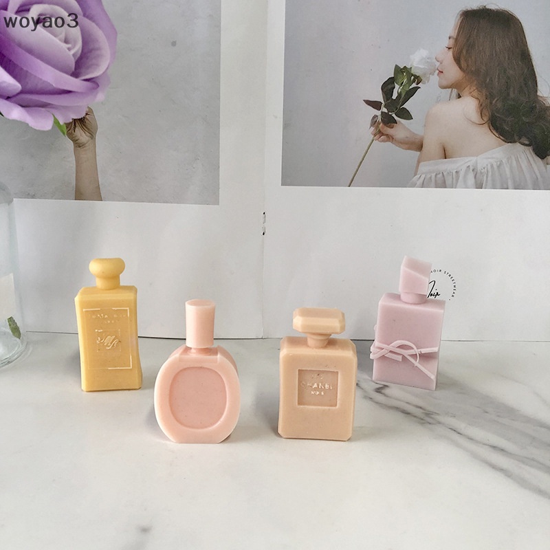 Khuôn Silicone Tạo Hình Chai Nước Hoa Làm Xà Phòng woyao3 DIY