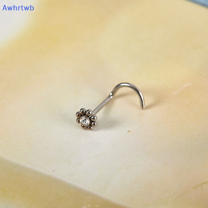 Khuyên Mũi Bằng Thép Không Gỉ Hình Bông Hoa Dễ Thương Dành Cho Nữ Mới