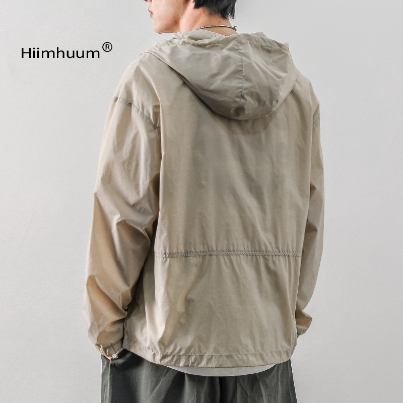 Áo Khoác Chống Nắng Bằng Lụa Lạnh Thoáng Khí Trọng Lượng Nhẹ Nhanh Khô Thời Trang Mùa Hè Cho Nam
