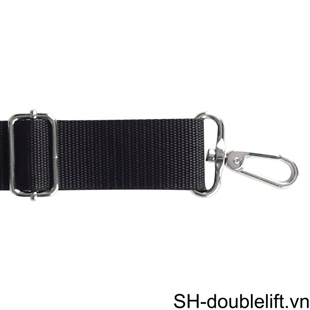 Dây Đai Nylon Màu Đen Dày Dặn Giữ Túi Golf 2 Ngăn Tiện Dụng