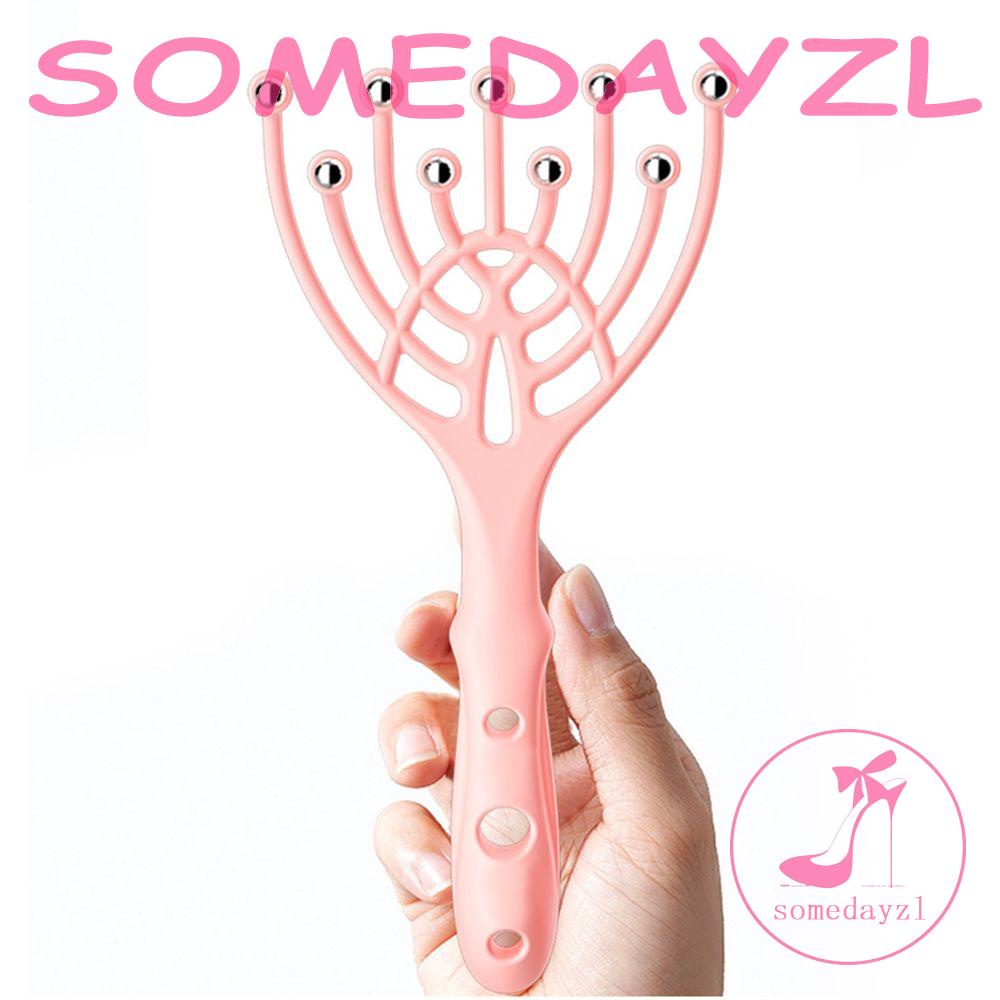 Lược Mát Xa Da Đầu Bằng Thép Hình Bạch Tuộc Chăm Sóc Sức Khỏe Cho SPA