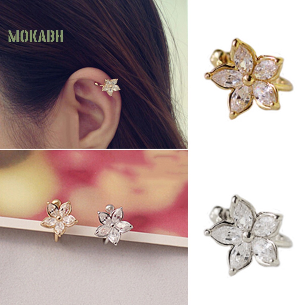 1 Khuyên Tai Hợp Kim Hình Chữ U Không Phai Màu Không Dễ Gỉ