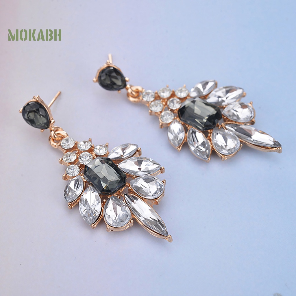 1 Đôi Bông Tai Hình Giọt Nước Bằng Hợp Kim Quyến Rũ Dành Cho Nữ