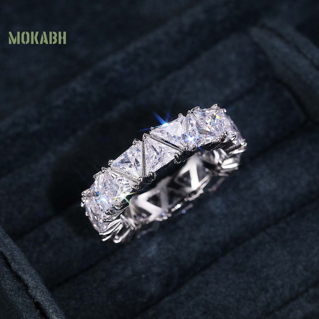 Nhẫn Đính Hôn Bằng Đồng Lấp Lánh Sang Trọng Cho Nữ