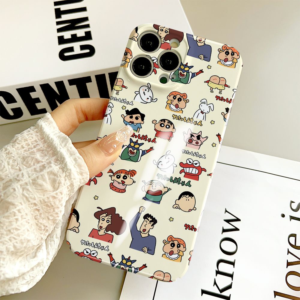 Ốp Lưng Bé Shin Ngộ Nghĩnh Nhiều Mẫu Mã Cho Điện Thoại Iphone 14promax 11pro12max 1113 13 P1AK
