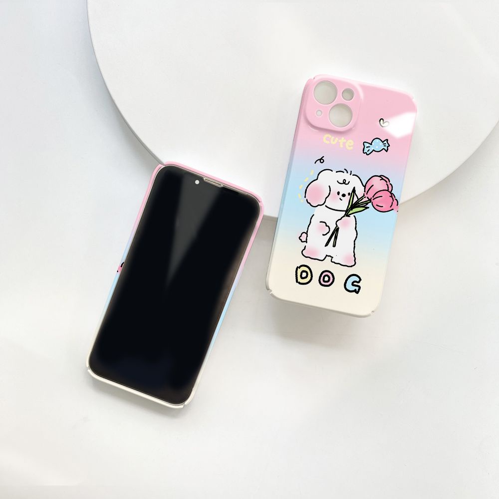 Ốp Điện Thoại Họa Tiết Hoạt Hình Chú Chó Dễ Thương Cho iPhone13 147pro / / maxplus 11 12 8x