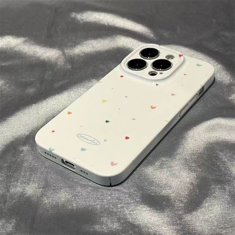 Ốp Điện Thoại Mềm Mini Họa Tiết Trái Tim 13proxr iPhone11 iPhone14ProMAX / 12iPhone / / CZHG