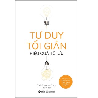 Sách - tư duy tối giản - hiệu quả tối ưu