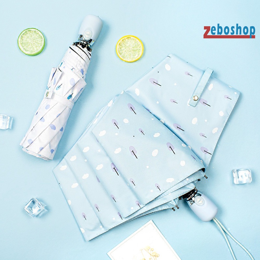 Dù Gấp Tự Động Chống Tia UV / Mưa / Gió Bằng Chất Liệu Vinyl