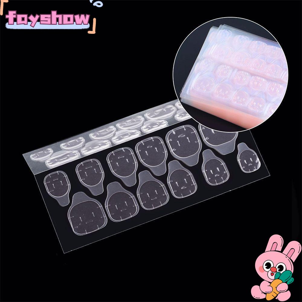 Set 10 Tờ 240 Miếng Dán Nối Dài Móng Hai Mặt DIY