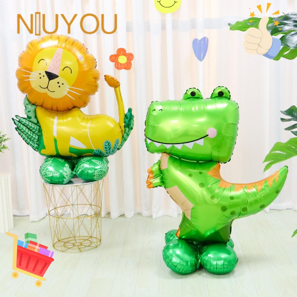 Bong Bóng Foil 4D Hình Động Vật Trang Trí Tiệc Sinh Nhật