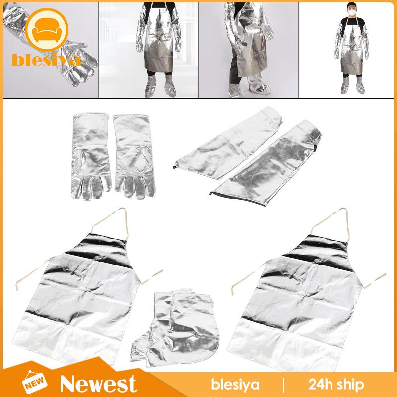 Set 2 Tạp Dề Lá Nhôm Bảo Vệ Chân Cho Phòng Thí Nghiệm / Cá