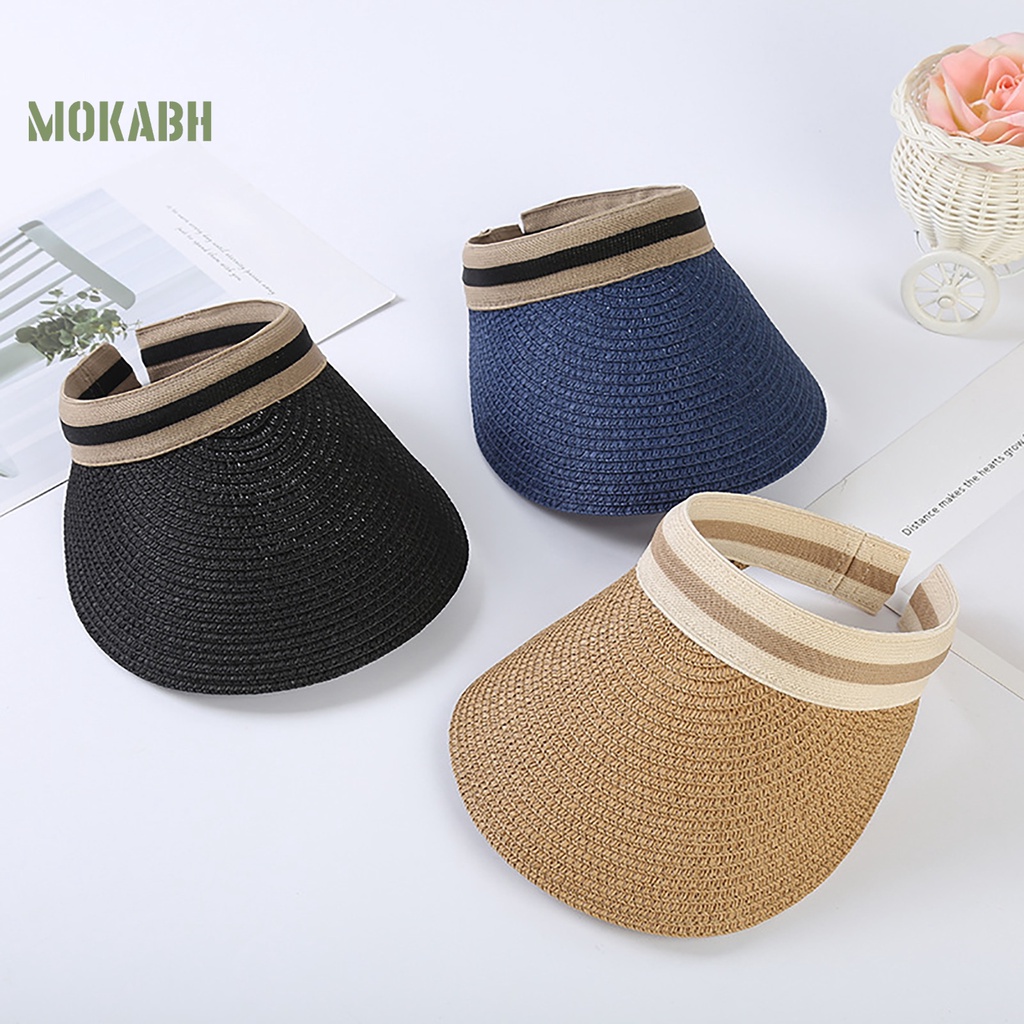 Mũ Rơm Dệt Thoáng Khí Chống Tia UV Có Thể Điều Chỉnh Bảo Vệ Cho Mùa Hè